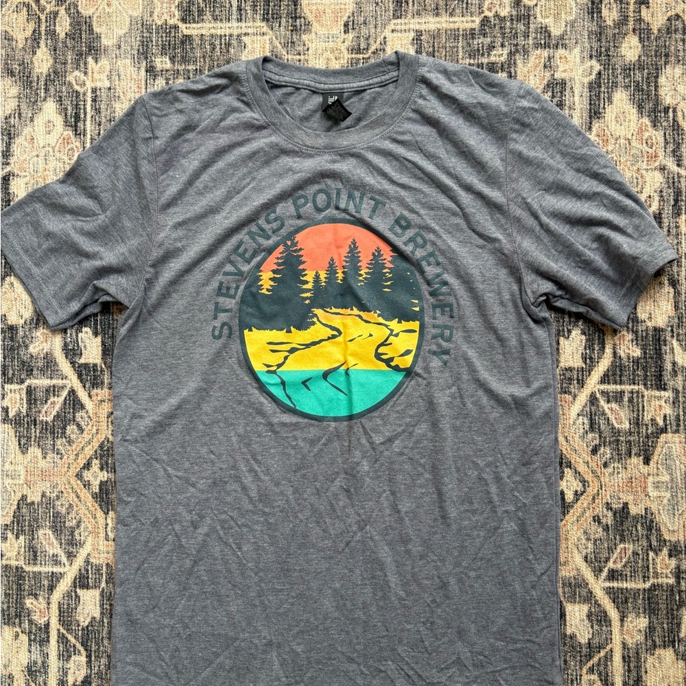 Men's Gray Graphic T-Shirt